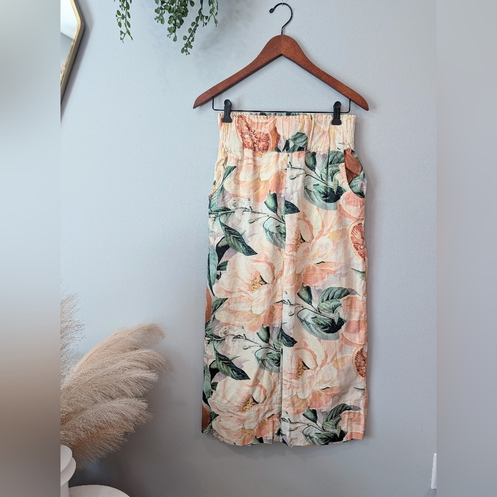 Anthropologie Kourt Floral Print pilazzo Pants Size Small